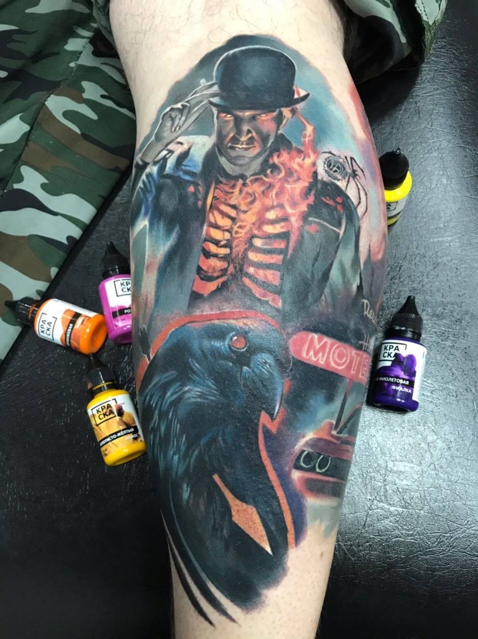Tattoo artist Dmitry Zadorozhny | ProTeam КРАСКА Tattoo ink | color realism tattoo