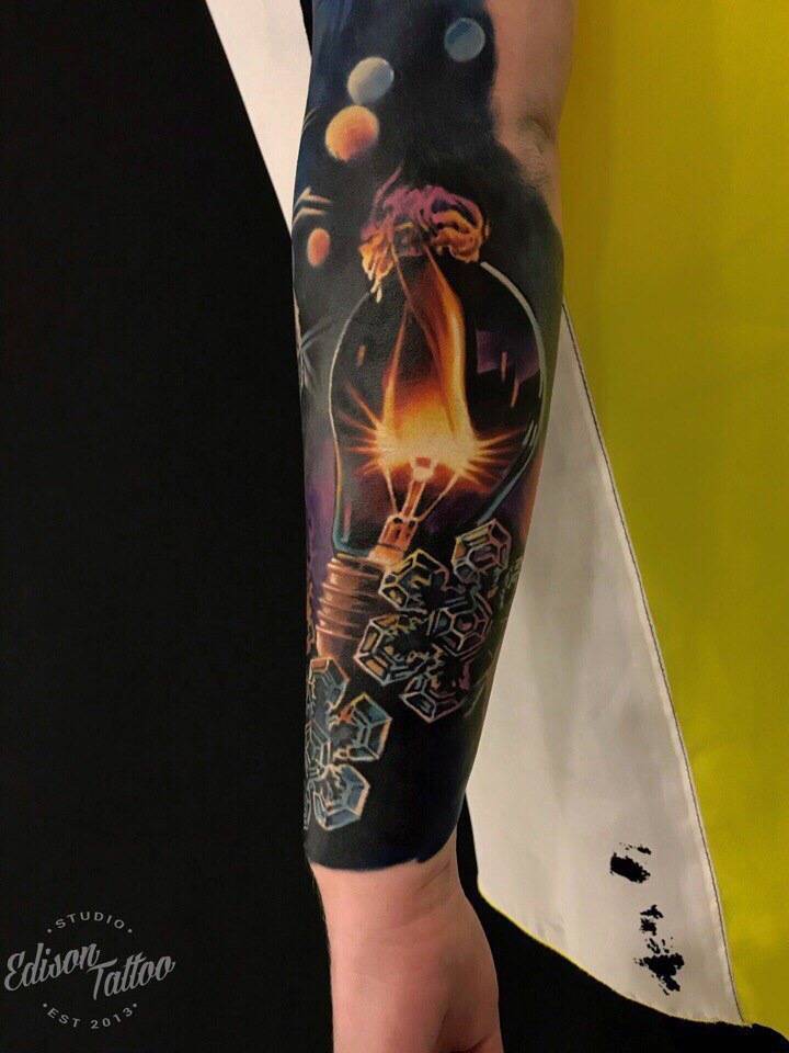 Tattoo artist Dmitry Zadorozhny | ProTeam КРАСКА Tattoo ink | color realism tattoo