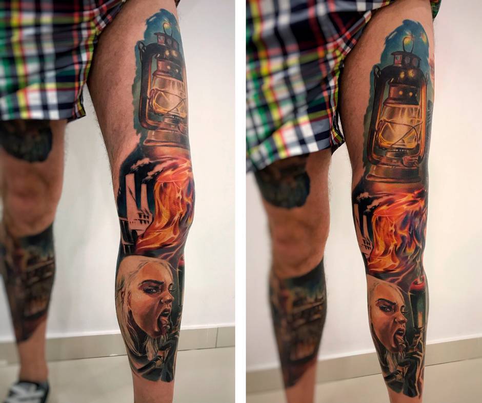 Tattoo artist Dmitry Zadorozhny | ProTeam КРАСКА Tattoo ink | color realism tattoo