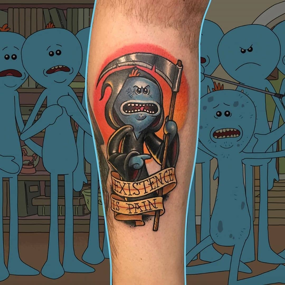 Rick and Morty tattoo