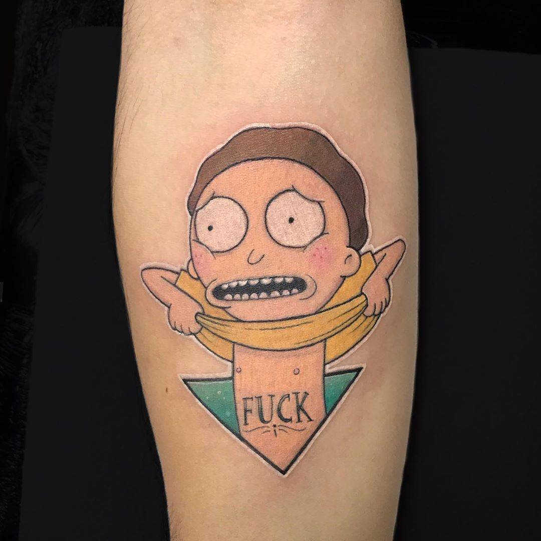 Rick and Morty tattoo