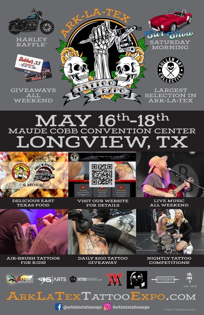 Ark-La-Tex Tattoo & Art Expo 2025 Ark-La-Tex Tattoo & Art Expo 2025