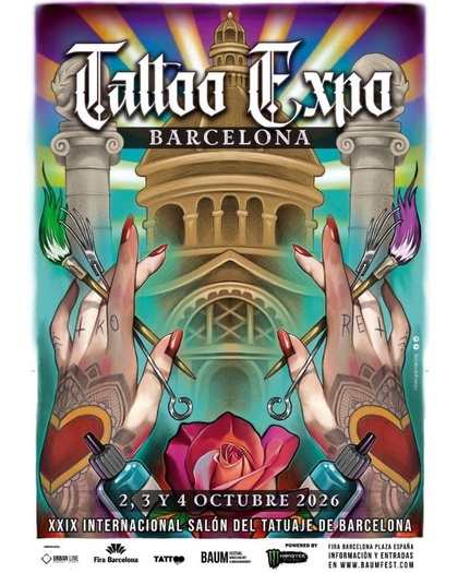 Barcelona Tattoo Expo 2026 | 02 - 04 October 2026