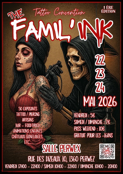 The Famil’Ink Tattoo Convention | 22 - 24 May 2026