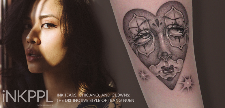 Lágrimas de tinta, Chicano y payasos: El estilo distintivo de Trang Nuen
