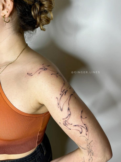 Ideas de Tatuajes #86413 Tattoo Artist Ginger Lines / Anna