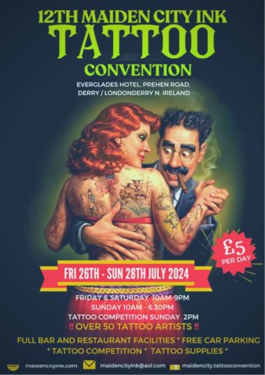 Maiden City Tattoo Convention 2024 | 26 - 28 July 2024
