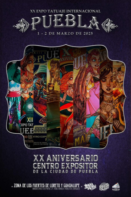 XIX Expo Tatuaje Puebla 2025 | 01 - 02 March 2025