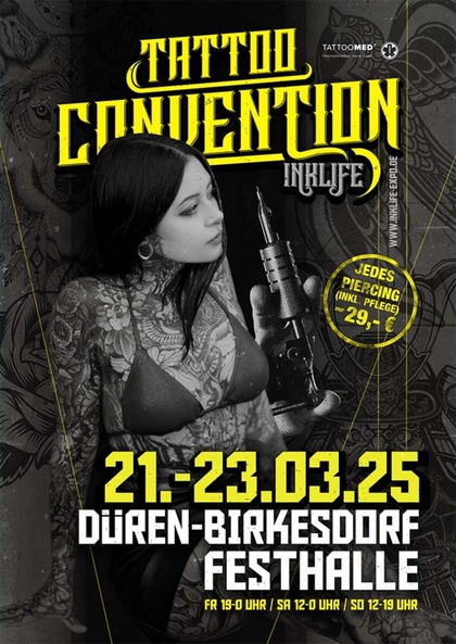 InkLife Tattoo Convention 2025 | 21 - 23 March 2025