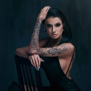 🔥 Fotos sensuales, portafolio de modelo  #6401 Modelo de tatuajes Cloe Raven