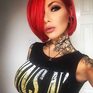 🔥 Fotos sensuales, portafolio de modelo  #6033 Modelo de tatuajes Kimberley Ann