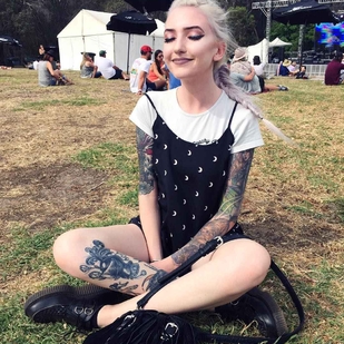 🔥 Fotos sensuales, portafolio de modelo  #6239 Modelo de tatuajes Kimberry Behets