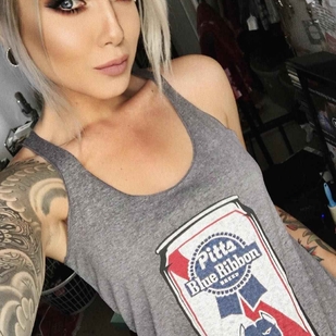 🔥 Fotos sensuales, portafolio de modelo  #5909 Modelo de tatuajes Riley Alessandra