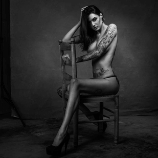 🔥 Fotos sensuales, portafolio de modelo  #6428 Modelo de tatuajes Cloe Raven