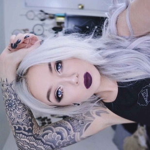 🔥 Fotos sensuales, portafolio de modelo  #5890 Modelo de tatuajes Riley Alessandra