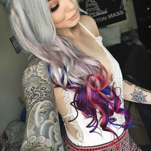 🔥 Fotos sensuales, portafolio de modelo  #5869 Modelo de tatuajes Riley Alessandra