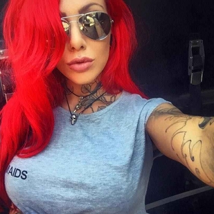 🔥 Fotos sensuales, portafolio de modelo  #6005 Modelo de tatuajes Kimberley Ann