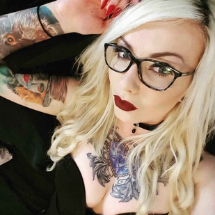 🔥 Fotos sensuales, portafolio de modelo  #6348 Modelo de tatuajes Jade Zombie