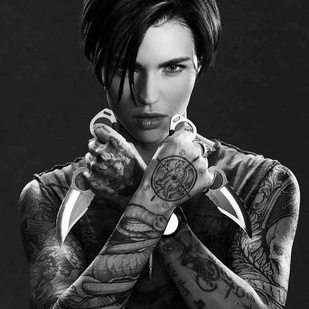 🔥 Fotos sensuales, portafolio de modelo  #15965 Modelo de tatuajes Ruby Rose