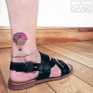 Femenino Color Miniatura tatuaje #15531 | Tattoo Artist Ahmet Cambaz