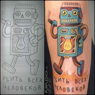 tatuaje #16335 | Tattoo Artist Dmitriy PurpleDick Yakovlev