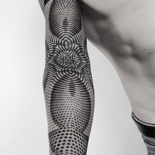 Masculino Negro Ornamental tatuaje en Manga #49010 | Tattoo Artist ILYA CASCAD