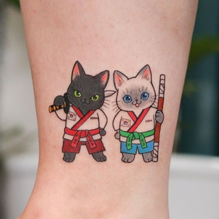 Femenino Color Ilustrativo tatuaje en Pierna #63385 | Tattoo Artist Yoon