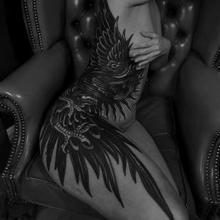 Femenino Negro Blackwork tatuaje #63814 | Tattoo Artist Marcelo Zissú