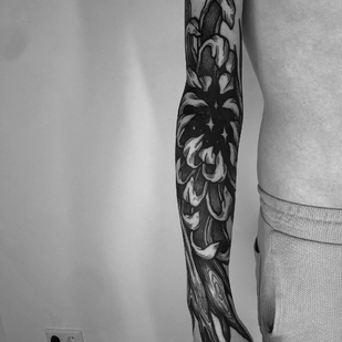 Femenino Negro Blackwork tatuaje #63811 | Tattoo Artist Marcelo Zissú