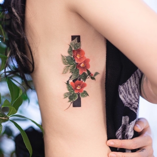 Femenino Color  tatuaje en Lado #51934 | Tattoo Artist Franky Yang