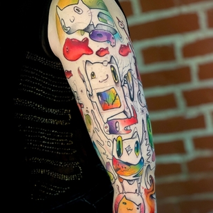 Femenino Color Estilo del Autor tatuaje en Manga #64451 | Tattoo Artist Anton Kovrigin (Yellow Dog)