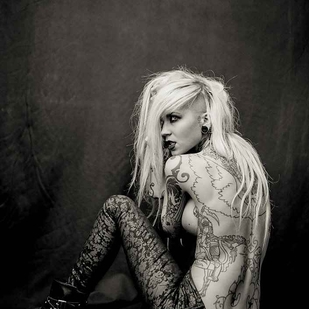 🔥 Fotos sensuales, portafolio de modelo  #8691 Modelo de tatuajes Sara Fabel