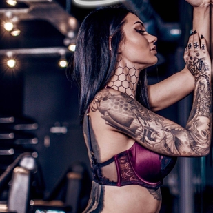 🔥 Fotos sensuales, portafolio de modelo  #29166 Modelo de tatuajes Bee Phillips