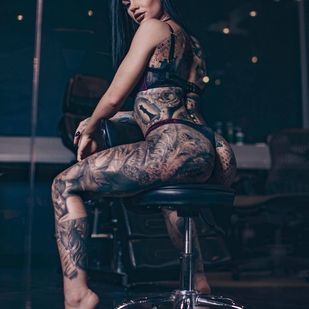 🔥 Fotos sensuales, portafolio de modelo  #29171 Modelo de tatuajes Bee Phillips