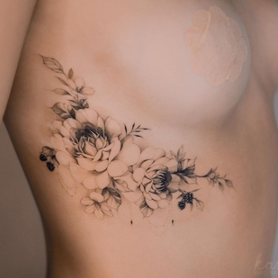 Femenino Negro Botánico tatuaje #35516 | Tattoo Artist Karolina Szymańska