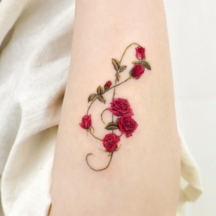 Femenino Color  tatuaje en Antebrazo #53019 | Tattoo Artist Songe