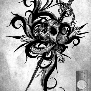 Negro Estilo del Autor tatuaje #65601 | Tattoo Artist ROMAN MIGURA