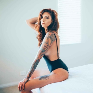 🔥 Fotos sensuales, portafolio de modelo  #18376 Modelo de tatuajes Candice Retell