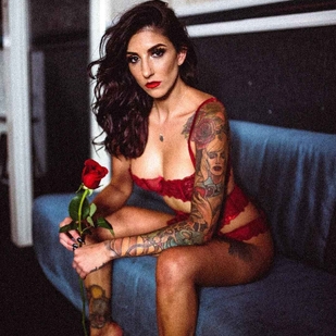 🔥 Fotos sensuales, portafolio de modelo  #18399 Modelo de tatuajes Candice Retell