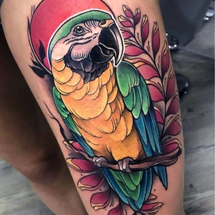 Color Neo-tradicional tatuaje #29531 | Tattoo Artist Juan David Rendón