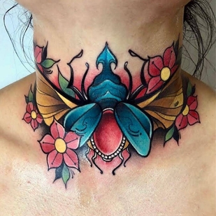 Color Neo-tradicional tatuaje #29534 | Tattoo Artist Juan David Rendón