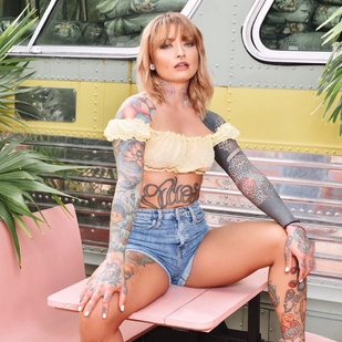 🔥 Fotos sensuales, portafolio de modelo  #35704 Modelo de tatuajes Vany Vicious