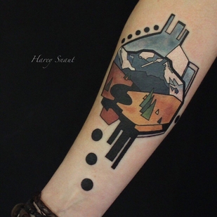 Color Estilo del Autor tatuaje en Antebrazo #53648 | Tattoo Artist Harey Snaut