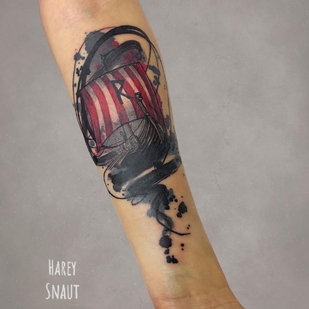 Color Acuarela tatuaje en Antebrazo #53626 | Tattoo Artist Harey Snaut