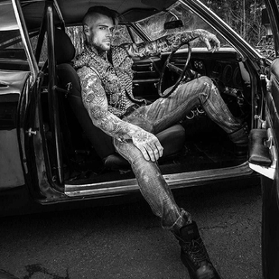 🔥 Fotos sensuales, portafolio de modelo  #10550 Modelo de tatuajes Marshall Perrin