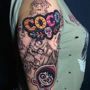 Color  tatuaje en Hombro #39776 | Tattoo Artist Duda Lozano