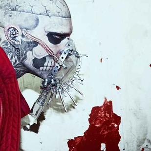 🔥 Fotos sensuales, portafolio de modelo  #923 Modelo de tatuajes Rick «Zombie boy» Genest