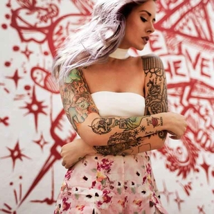 🔥 Fotos sensuales, portafolio de modelo  #745 Modelo de tatuajes Alysha Nett