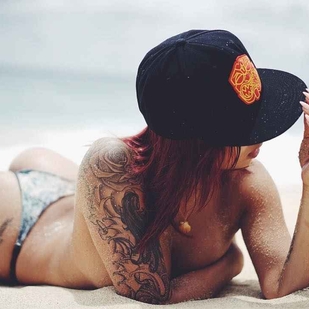 🔥 Fotos sensuales, portafolio de modelo  #975 Modelo de tatuajes Kesia Anaya