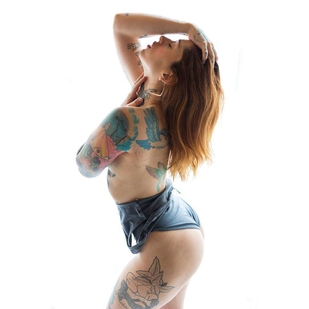 🔥 Fotos sensuales, portafolio de modelo  #20987 Modelo de tatuajes Cookie